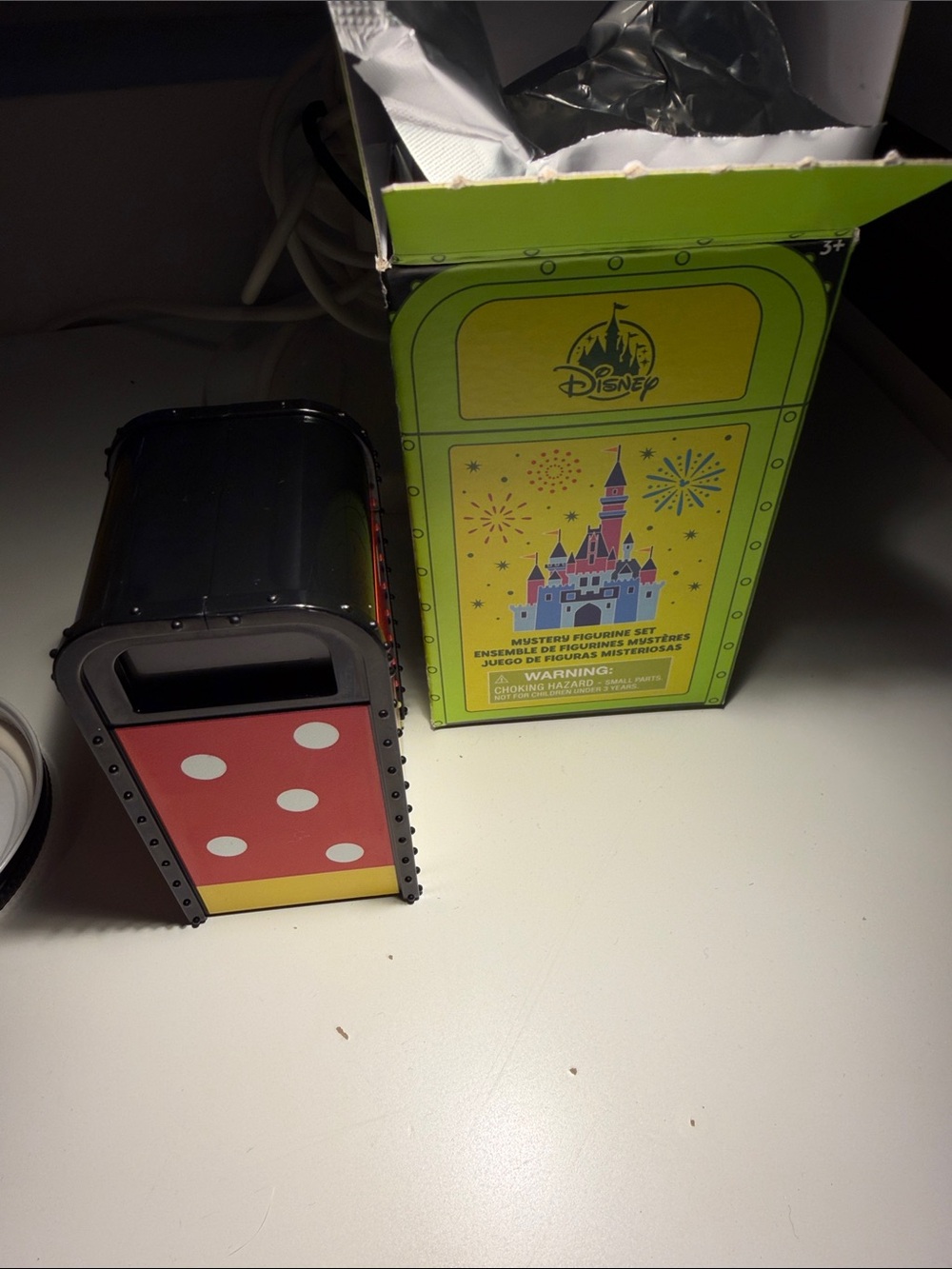 Minnie Mouse Themed Red & Yellow trash can